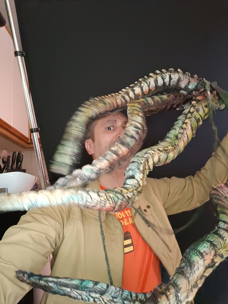 Nathan Head operating The Morgern's tentacles in the original ending
